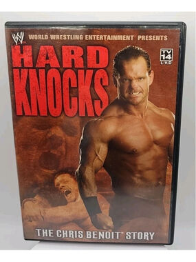 WWE Hard Knocks: The Chris Benoit Story (DVD, 2004,2 Discs Region 1) With Insert
